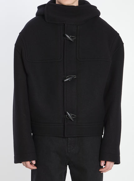 Jacquemus Cabana Montgomery Coat Black