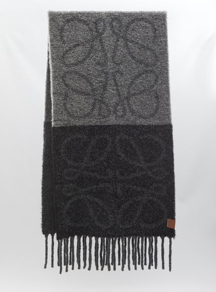 Loewe Anagram Scarf QT Grey