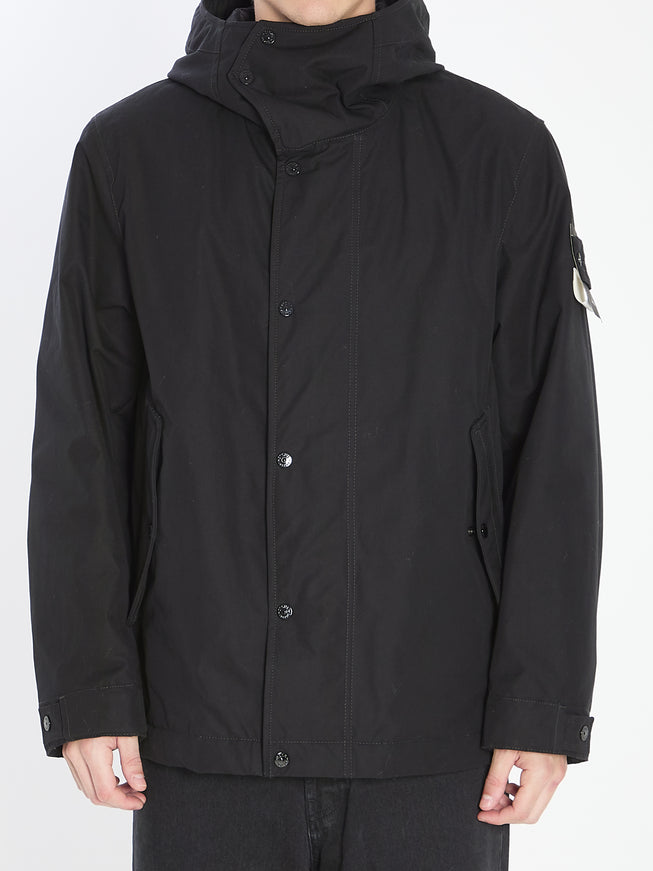 Stone Island Ghost Piece Short Parka Black
