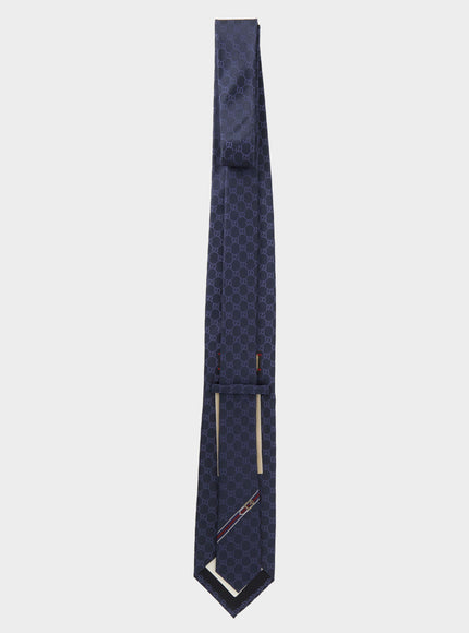 Gucci Double G Blue Tie