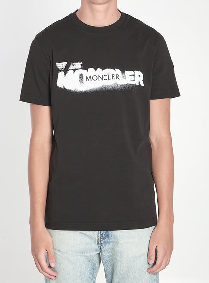 Moncler Printed T-shirt Black