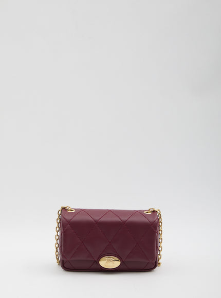 Burberry Strand Pouch With Chain QT Bordeaux