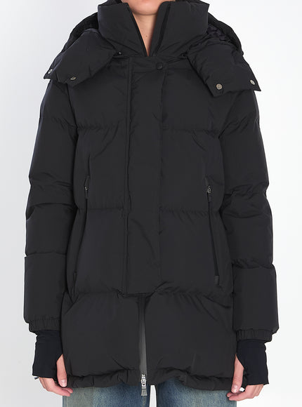 Herno Double-layer Down Jacket With Hood Black