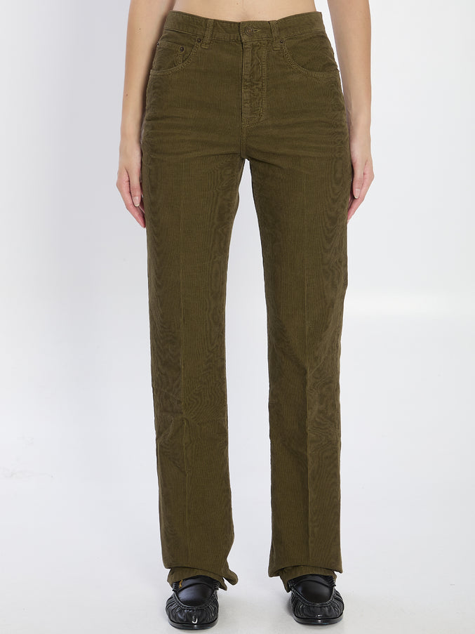 Saint Laurent Clyde Pants Green