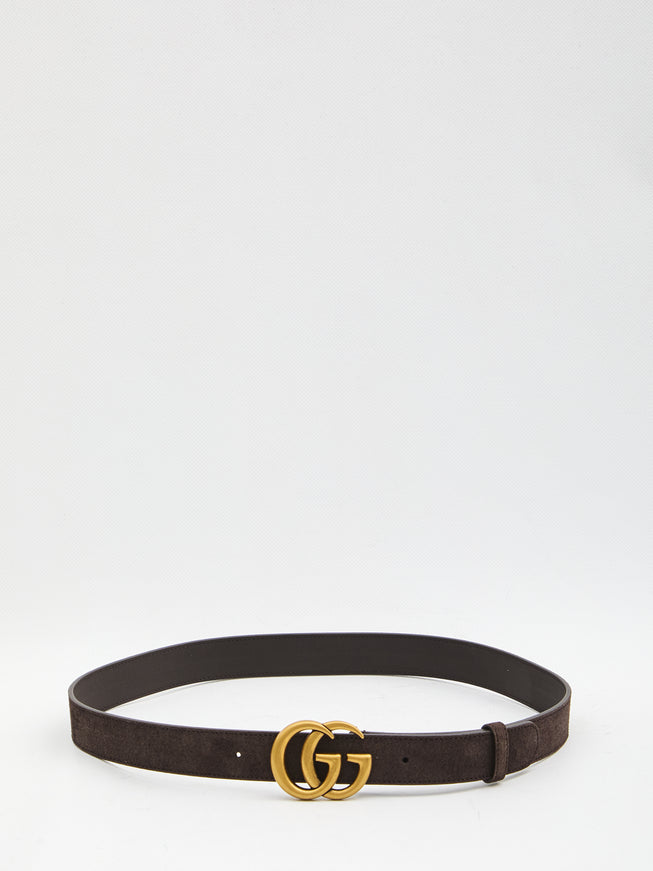 Gucci Gg Marmont Belt Brown