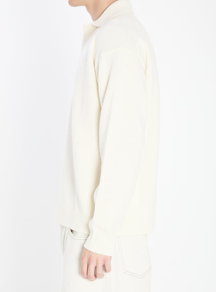 Roberto Collina Wool And Cashmere Over Polo