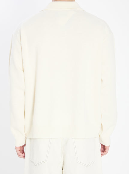 Roberto Collina Wool And Cashmere Over Polo