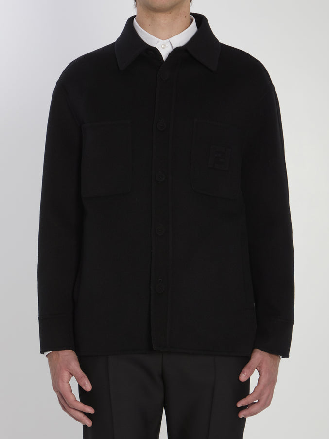 Fendi Wool Overshirt Black