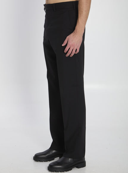 Fendi Wool Gabardine Trousers