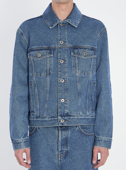 Loewe Anagram Denim Jacket Blue