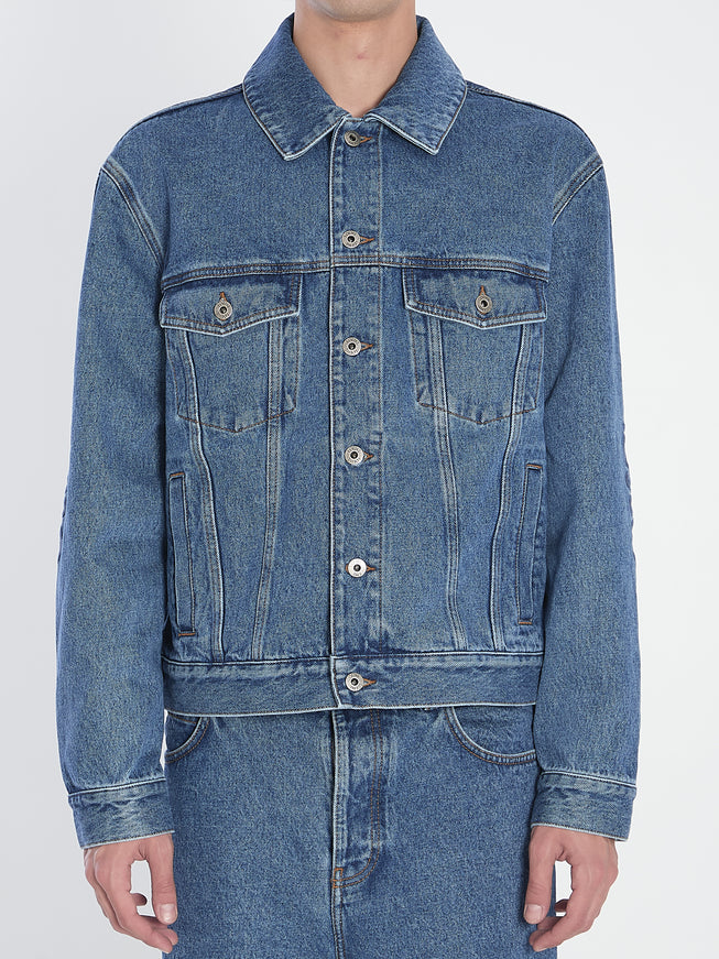Loewe Anagram Denim Jacket Blue