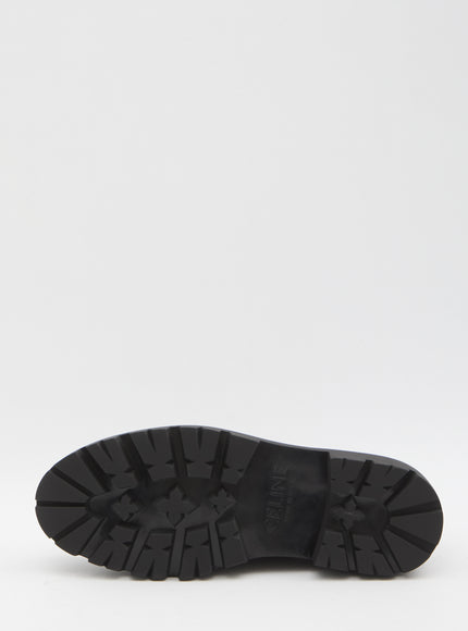 Celine Margaret Derby Shoe In Suede