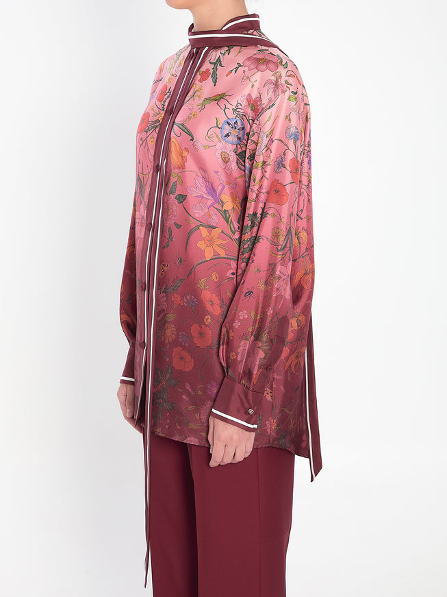 Gucci Printed Silk Shirt