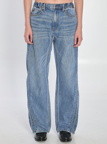 Alexander Wang Balloon-fit Joggers Light Blue
