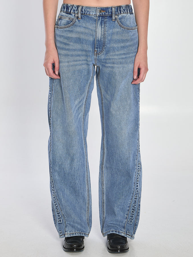 Alexander Wang Balloon-fit Joggers Light Blue