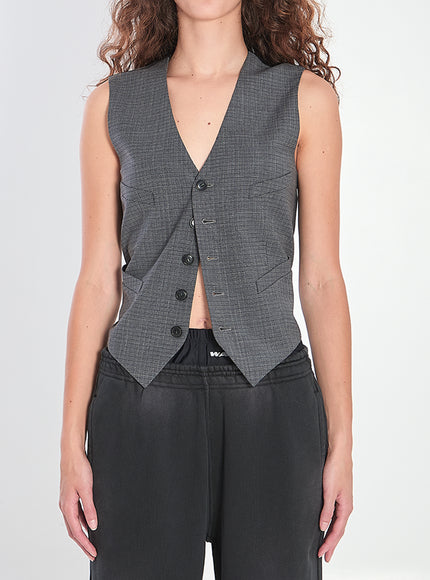 Alexander Wang Tailored Vest Grey