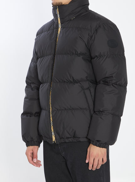 Burberry Puffer Jacket With Packable Hood