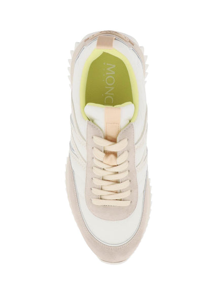 Moncler pacey sneakers in nylon and suede leather.