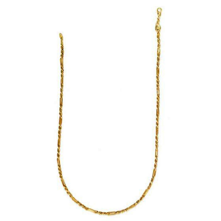 5.0mm 14k Yellow Gold Figa Rope Chain - Ellie Belle