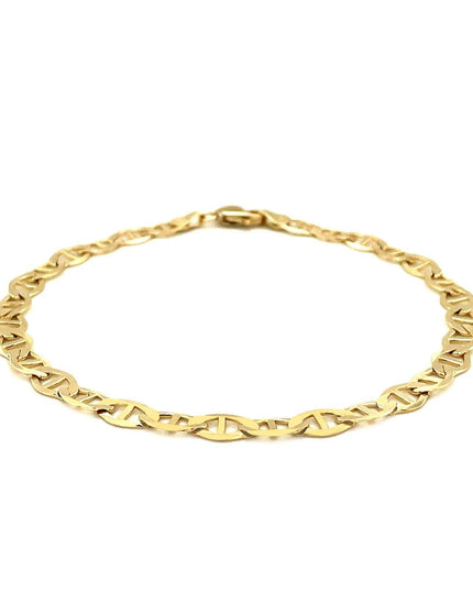 5.5mm 14k Yellow Gold Mariner Link Bracelet