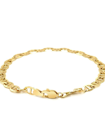 5.5mm 14k Yellow Gold Mariner Link Bracelet
