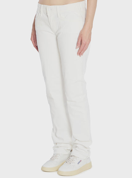 For All Mankind White Jeans