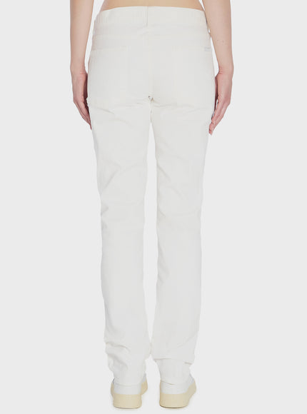For All Mankind White Jeans