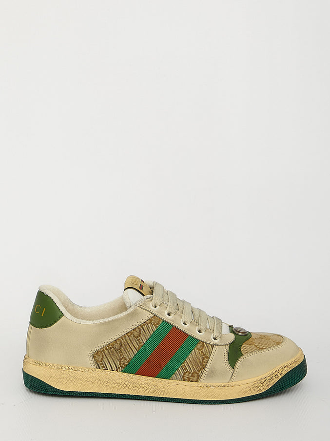 Gucci Screener Gg Sneakers Beige