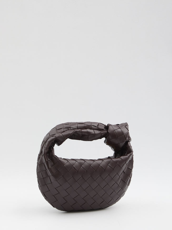 Bottega Veneta Mini Jodie Bag In Dark Barolo