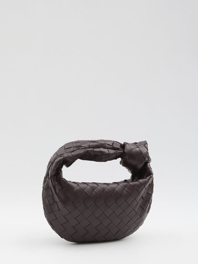 Bottega Veneta Mini Jodie Bag In Dark Barolo