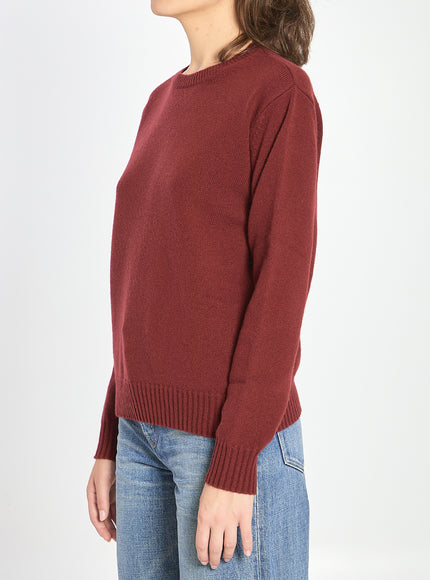 Max Mara Crew Neck Sweater In Cashmere