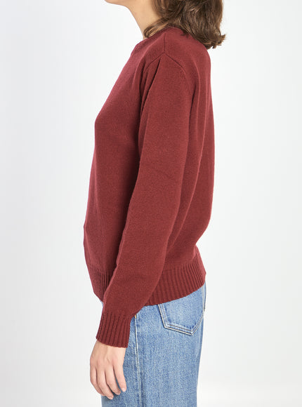Max Mara Crew Neck Sweater In Cashmere
