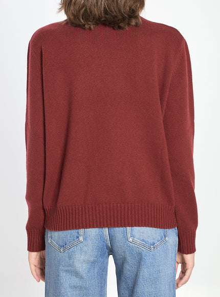 Max Mara Crew Neck Sweater In Cashmere