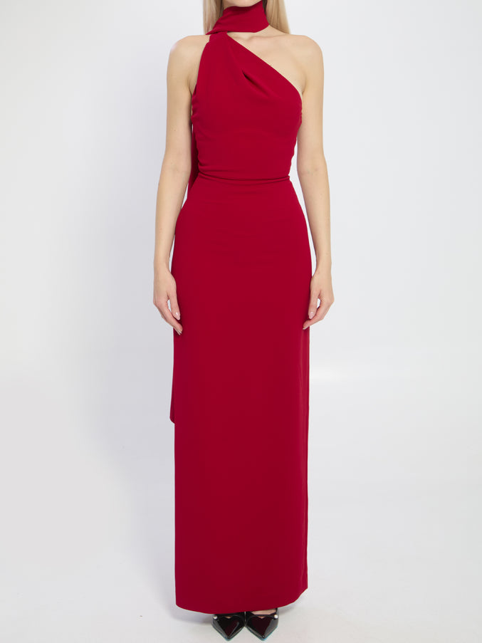 Solace London Demi Maxi Dress Red