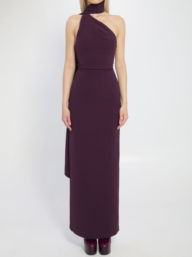Solace London Demi Maxi Dress Purple