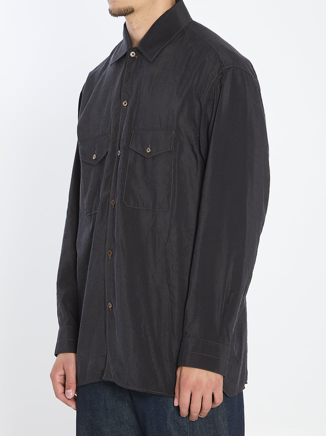 Lemaire Convertible Collar Shirt
