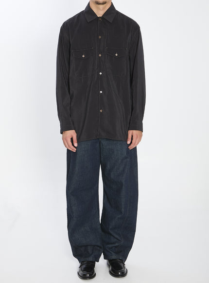 Lemaire Convertible Collar Shirt