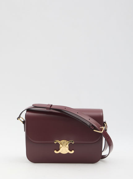 Celine Triomphe Classique Bag QT Bordeaux