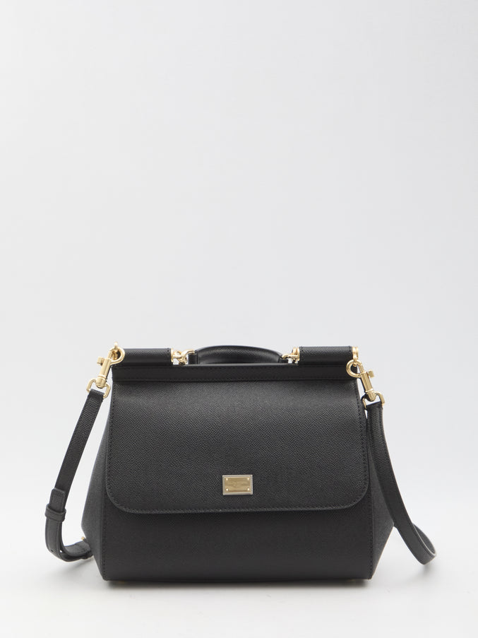 Dolce & Gabbana Large Sicily Bag QT Black