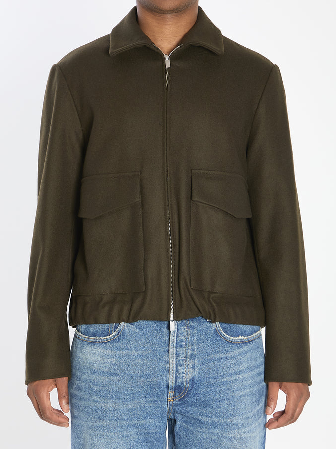 Barena Magan Caramal Outerwear Green
