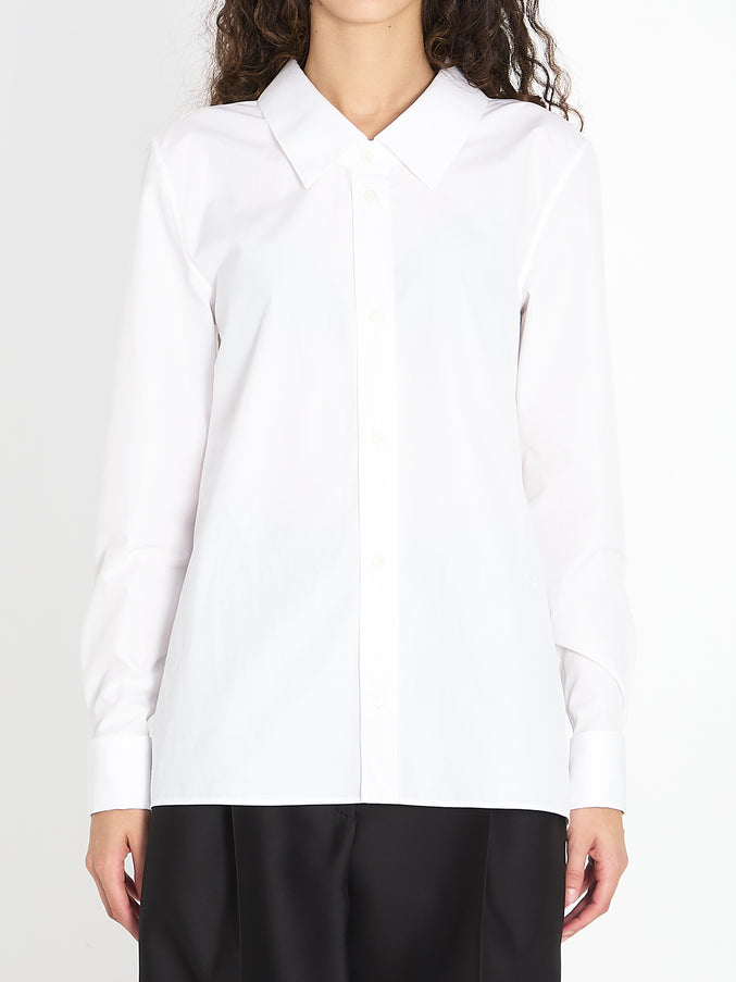 Loewe Embellished Cotton Shirt White