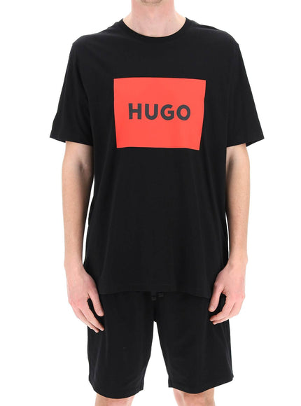 Hugo dulive t-shirt with logo box