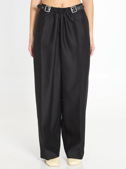 Loewe Belted Trousers Black
