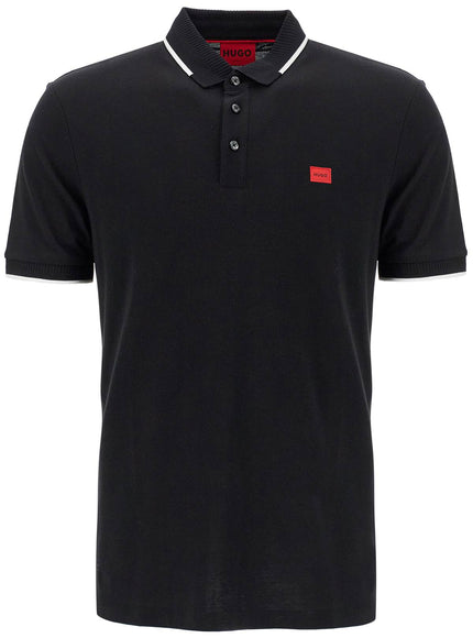 Hugo polo shirt with contrasting finishing details