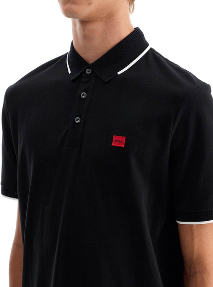 Hugo polo shirt with contrasting finishing details