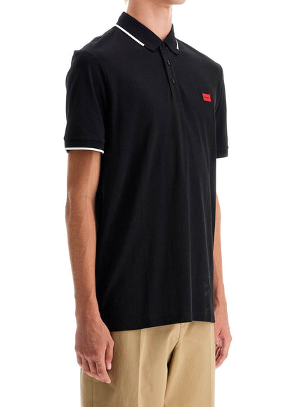 Hugo polo shirt with contrasting finishing details