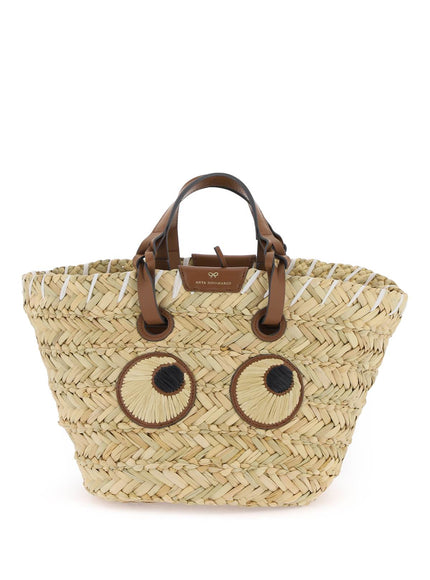 Anya Hindmarch paper eyes basket handbag