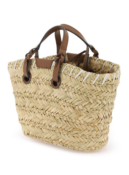 Anya Hindmarch paper eyes basket handbag