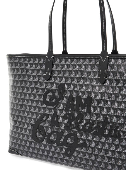 Anya Hindmarch i am a plastic bag zipped motif tote bag