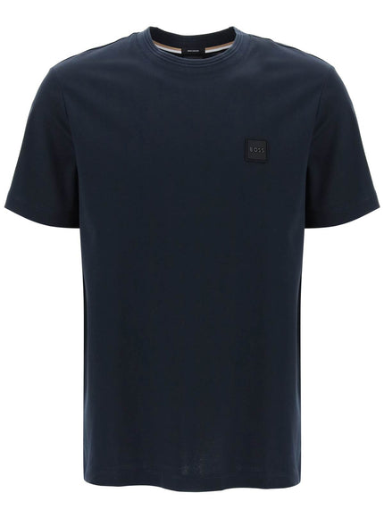 Boss regular fit t-shirt with patch design